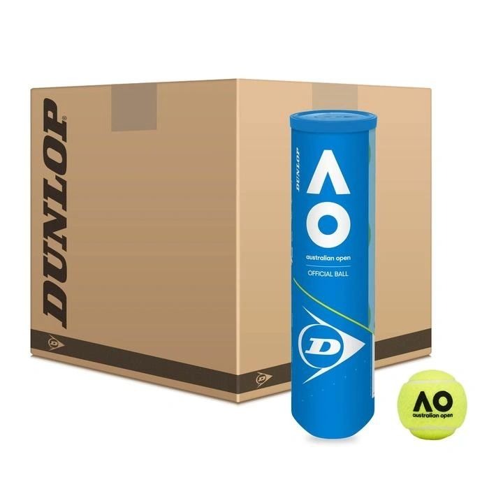 Dunlop Australian Open 4 Ball Tube (18 Tubes)